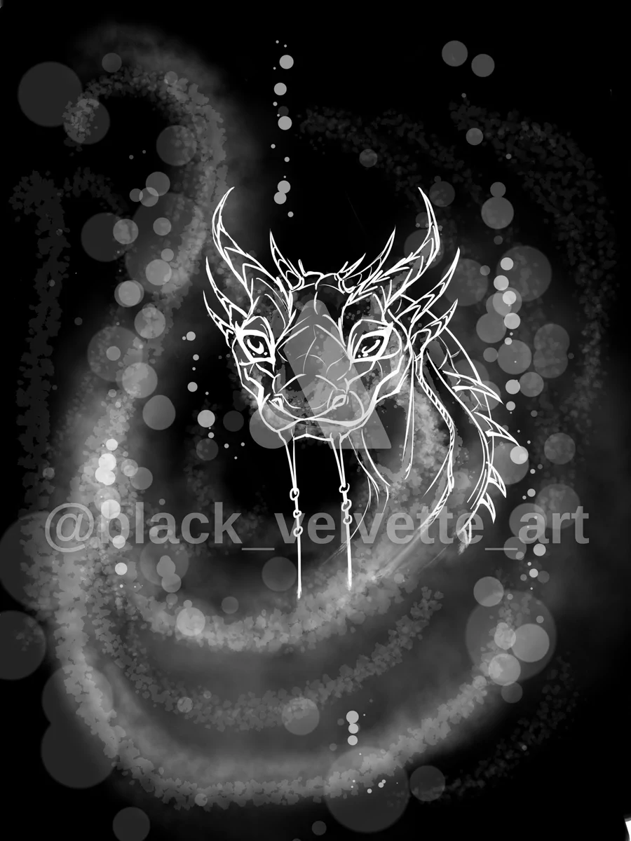 Serpent God, 2021 - artwork by black_velvette_art