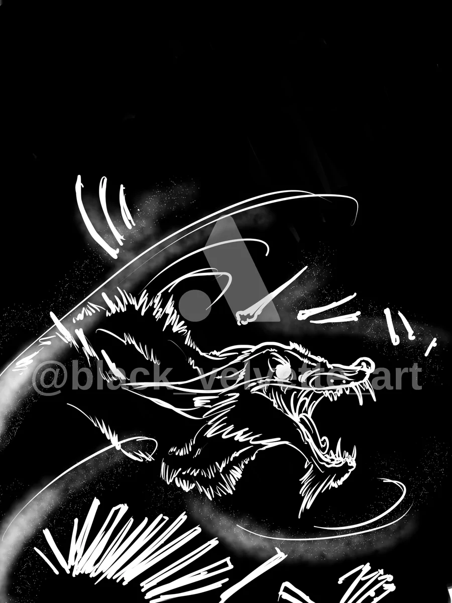 Jackal God, 2021 - artwork by black_velvette_art
