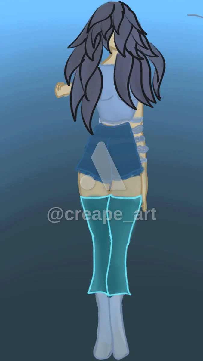 Tallis, the Water Spirit - artwork by creape_art
