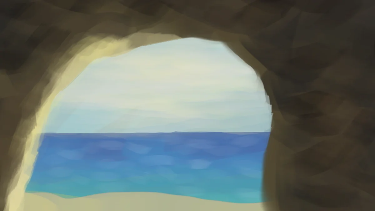 Some pretty beach art i made - artwork by lux_in_limbo